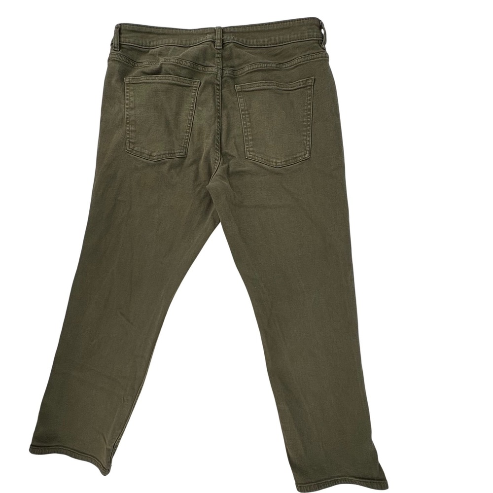Warp + Weft ORD Chicago Straight Leg Pants Mens 38x30 Moss Green 288130 - Picture 3 of 9